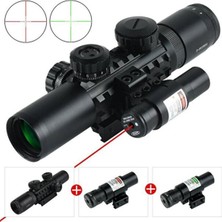 Forestia Nikula 3-9X26 Eg Lazerli Hedefleme Dürbünü - Çift Işıklı Kendinden Raylı Tüfek Dürbün ve Taktik Lazer Jg5