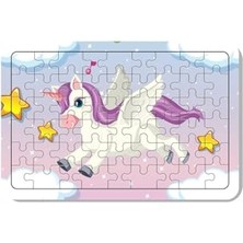Die Grup Baskı Atölyesi 54 Parça Ahşap Puzzle Unicorn Pzl 1093