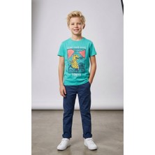 04-12 Yaş Arası Losan Ejderha T-Shirt - Yeşil