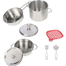 Vardem 8 Parça Yapışmaz Tencere Tava Seti Metal 1818-3