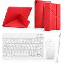 Five-E Samsung Galaxy Tab A9 Plus 10,9 Inc Smart Combo Türkçe Klavyeli Tablet Origami Kılıf Seti -Mouse Kalem Dahil