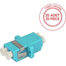 Alfafonet Lc/pc Dubleks Multimode Om3 Fiber Optik Adaptör 1 Paket - 25 Adet