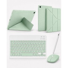 Five-E Samsung Galaxy Tab A9 Plus 10,9 Inc Smart Combo Türkçe Klavyeli Tablet Origami Kılıf Seti -Mouse Kalem Dahil
