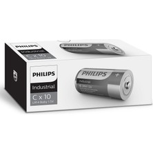 Philips Industrial C Boy Orta Boy Pil 1.5V - LR14I10C/10 - 10'lu Paket