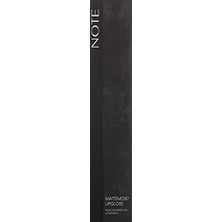 Die Grup Note Cosmetics Mattemoist Lipgloss 408 Femme Fatale Yarı Mat Saten Bitişli Likit Ruj, Bordo