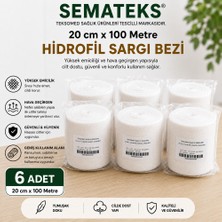 Semateks 20CM×100M Hidrofil Sargı Bezi ( 6 Adet)