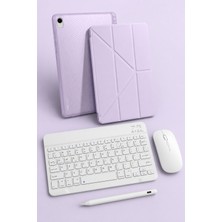Five-E Samsung Galaxy S11 Ultra Smart Combo Türkçe Klavyeli Tablet Origami Kılıf Seti -Mouse Kalem Dahil X930