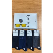Aytuğ Imzalı Seri Dikişsiz Bambu Erkek Çorap 12 Li Paket