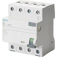 Siemens Sıemens 5SV3347-6 80A 30MA 4 Kutuplu Kaçak Akım Koruma Rölesi