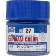Mr. Hobby Mr.hobby Ug-27 10 Ml. Hi-Blue, Gundam Color Serisi Model Boyası