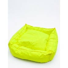 Lepus Kedi Köpek Yatak Medium Lime EN65CM-BOY65CM-YÜK.15CM
