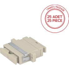 Alfafonet Sc/pc Dubleks Multimode Om2 Fiber Optik Adaptör 1 Paket - 25 Adet