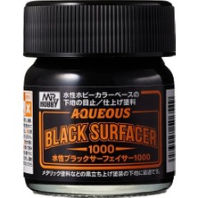 Mr.hobby Hsf-03 40 Ml. Aqueous Serisi, Surfacer 1000, Siyah, Astar Model Boyası