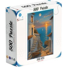 Die Grup Sahil Köyü Temalı Puzzle, 500 Parça