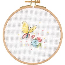 Tuva Crafts Tuva Ahşap Kasnaklı Kanaviçe Kiti 13CM