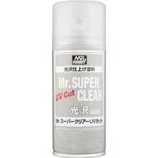Mr.hobby B-522 170 Ml. Mr.super Uv Korumalı Parlak Vernik, Sprey Model Boyası