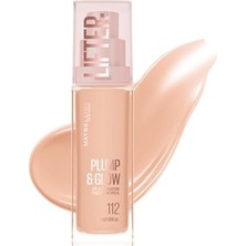 Die Grup Maybelline New York Lifter 112 Niasinamid ve Hyalüronik Asit İçeren Aydınlatan Fondöten Işıltılı Görünüm