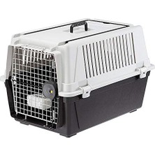 Die Grup Atlas 40 Orta Boy Köpekler Için Taşıma Kutusu, Köpek Taşıma Kutusu, Güvenlik Kilidi, Havalandırma Izgarası, 49 x 68 x Y 45,5 Cm, Gri, Xs          [enerji Sınıfı A+]