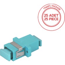 Alfafonet Sc/pc Simpleks Multimode Om3 Fiber Optik Adaptör 1 Paket - 25 Adet
