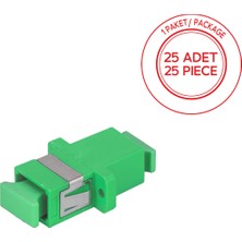 Alfafonet Sc/apc Simpleks Singlemode Fiber Optik Adaptör 1 Paket - 25 Adet
