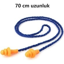 Die Grup 68 cm Boyun Ipli Su Geçirmez Kulak Tıpası Silikon Sünger Tıpa Ses Gürültü Yüzme Uyku Için Tıkaç