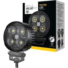 Die Grup Hella Led-Çalışma Farı TR1700-24/12V - 1700LM - Vidalanmış/montaj - Hareketli Montaj Barı - Yakın Alan Aydınlatması - Kablo Uzunluğu: 800MM - Soket Modeli: Açık Kablo Uçları LED Work Lamp - 357111002