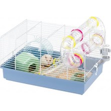 Die Grup Hamster Kafesi, Paula Kemirgen Kafesi, Küçük Hayvan Kafesi, Hamster Aksesuarı Dahil, 46 x 30 x Y 25 Cm.