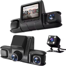 Die Grup 4 Kanal Wifi Araç Içi Kamera – Full Hd Ön Arka Iç Yan Kayıt, G-Sensörlü Dash Cam, 24 Saat Park Modu Destekli, Gece Görüşlü, Geniş Açı Oto Kamera Sistemi