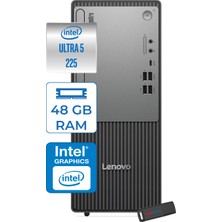 Lenovo Thinkcentre Neo 50T Gen 6 Intel Core Ultra 5 225 Upto 4.9ghz 48GB Ddr5 4tb SSD Intel® UHD Graphics 770 Freedos Mini Tower Masaüstü Bilgisayar 13BD007UTRF20+ZETTAUSBBELLEK