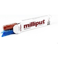 Milliput 04 Terracota Kahverengi Tip, Çift Bileşenli Epoksi Putty Macun - 2X56=112 Gram