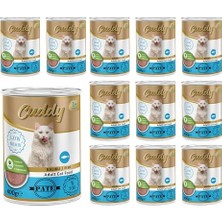 Die Grup Yetişkin Kedi Balıklı Pate 400 gr x 12 Adet
