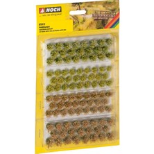 Noch 7013 Tarla Çiçekli Çimen Kümeleri, 6 Mm. 52 Adet, 9 Mm. 52 Adet, Diorama Malzemesi