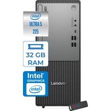 Lenovo Thinkcentre Neo 50T Gen 6 Intel Core Ultra 5 225 Upto 4.9ghz 32GB Ddr5 4tb SSD Intel® UHD Graphics 770 WIN11PRO Mini Tower Masaüstü Bilgisayar 13BD007UTRP15+ZETTAUSBBELLEK