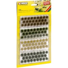 Noch 7006 Xl Çimen Kümeleri, Donuk Renkli, 9 Mm, 104 Adet, Diorama Malzemesi