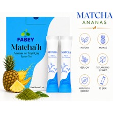 Neşe Naturel Esfabey Matcha'lı Ananas ve Yeşil Çay Tozu 30 Saşe 120 G