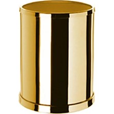 Windisch Cylinder Çöp Kovası, Açık - Altın