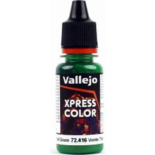 Vallejo 72416 18 Ml. Troll Green, Xpress Game Color Serisi Model Boyası