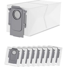 Die Grup Roborock Için 10 Adet Toz Torbası Roborock Q Revo/qrevo Pro/qrevomaxv/qrevo Curv/s8 MAXVULTRA/S8MAX Ultra/qrevo Edge/qrevo S/qrevo Plus/qrevo Master/orevo Slim, Yedek Torba Aksesuar Seti