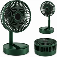 Die Grup Masaüstü Şarjlı Vantilatör Katlanabilir Taşınabilir Fan – 3 Kademeli Hız, USB Şarjlı, Uzun Pil Ömrü, Sessiz Çalışma, Ofis Ev Seyahat Için Mini Fan - Taşınabilir Vantilatör