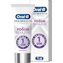 Die Grup Oral-B Pro 3D White Clinical Yoğun Beyazlık Parlak Beyaz Diş Macunu 75 ml