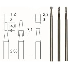 Proxxon 28752 Tungsten Karbürlü Matkap ve Freze Ucu 3 Lü