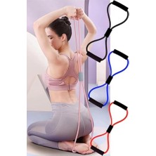 Die Grup Pilates Direnç Lastiği Ipi Vücut Şekillendirici Güç Lastiği 1 Adet