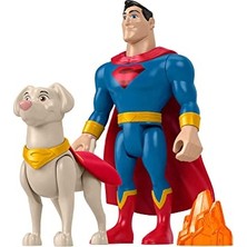 Die Grup Dc Comics Imaginext Dc League Of Super Pets Kahramanlar ve Hayvanlar Superman & Krypto