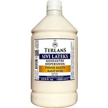 Die Grup Terlans Sıvı Lateks Konsantre Kalıp Sıvısı 1000 ml Teknik Kalite Liquid Latex