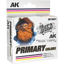 Ak Interactive Ak 16021 3X30 Ml. Öncelikli Renkler, Akrilik Mürekkep Seti