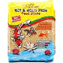 Die Grup Koi Goldfish Naturel Pond Sticks 1 kg Balık Yemi