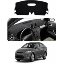 E-BİZ Ford - Mondeo (2007-2014) Uyumlu Torpido Koruma Kılıfı - Gri Şeritli
