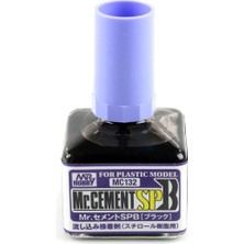 Mr.hobby MC-132 40 Ml. Mr.cement Sp, Siyah Pigmentli, Hızlı ve Güçlü,inceltilmiş Plastik Yapıştırıcısı
