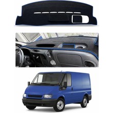 E-BİZ Ford - Transit (2000-2013) Uyumlu Torpido Koruma Kılıfı - Mavi Şeritli