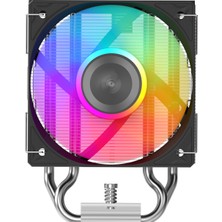 Marmara Qumasch Sama X40L, Black, 1X100MM Argb Fan, Kule Tipi Hava Soğutma, 4 Adet Gelişmiş Kompozit Isı Borusu,